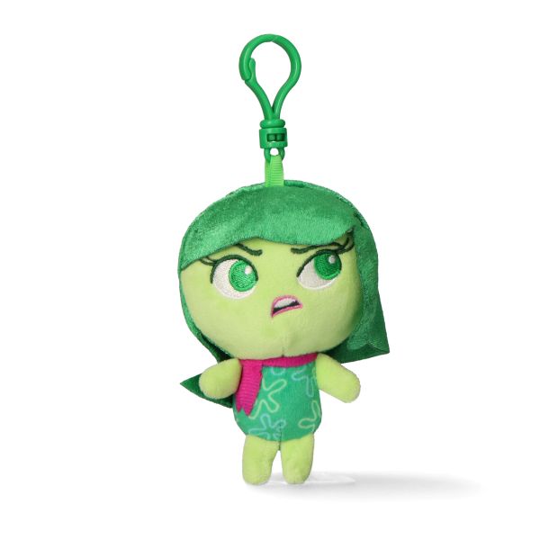 (Mis 0) DISNEY INSIDE OUT Disgusto – Portachiavi Peluche 12cm c/Bagclip…x12…x24